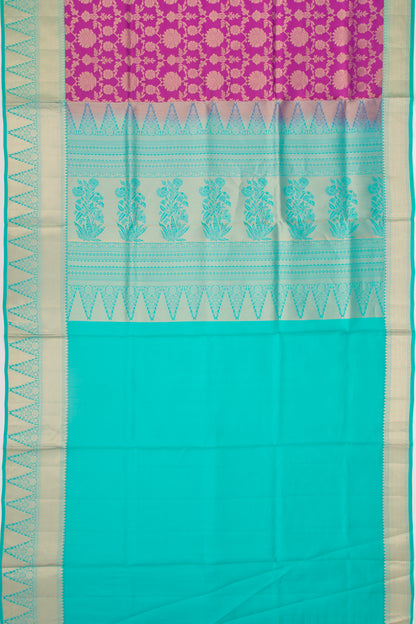 Taranga Kanchi Silk Brocade Purple Saree