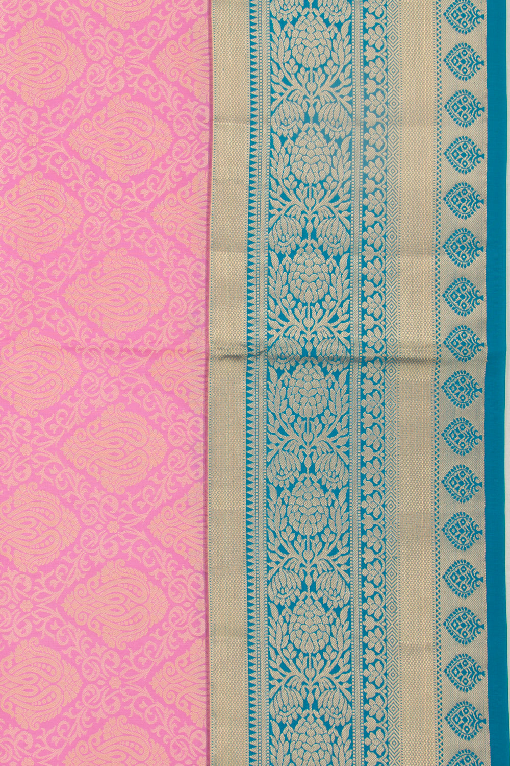 Taranga Kanchi Silk Brocade Baby Pink Saree