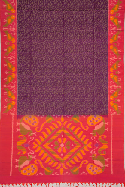 Coimbatore Silk Jaal Purple Saree
