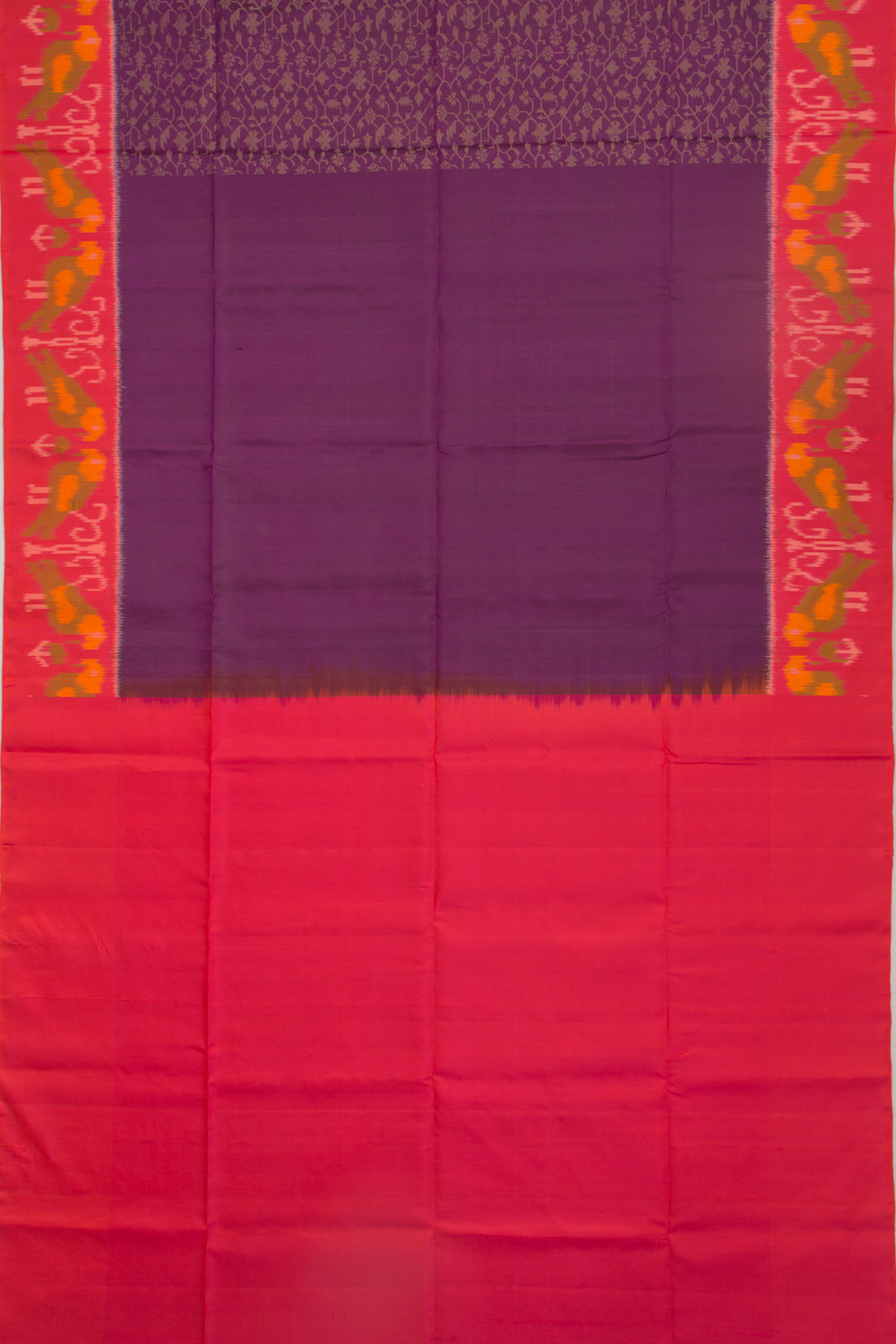 Coimbatore Silk Jaal Purple Saree