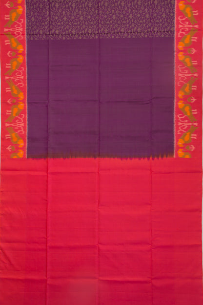Coimbatore Silk Jaal Purple Saree
