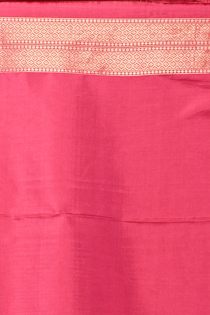 Banarasi Silk Brocade Purple Saree