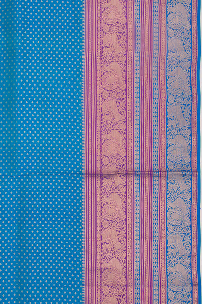 Taranga Kanchi Silk Butta Blue Saree