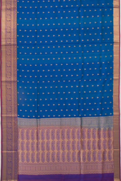 Coimbatore Silk Butta Royal Blue Saree