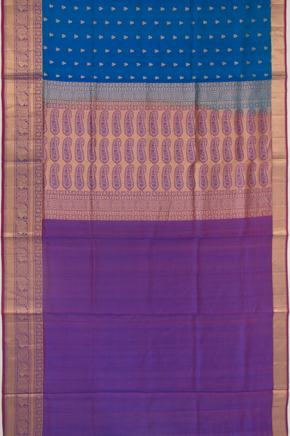 Coimbatore Silk Butta Royal Blue Saree