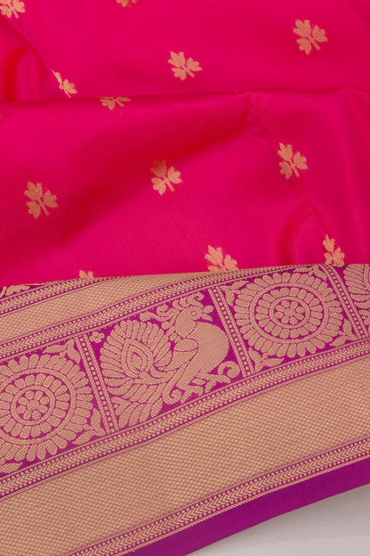 Coimbatore Silk Butta Pink Saree