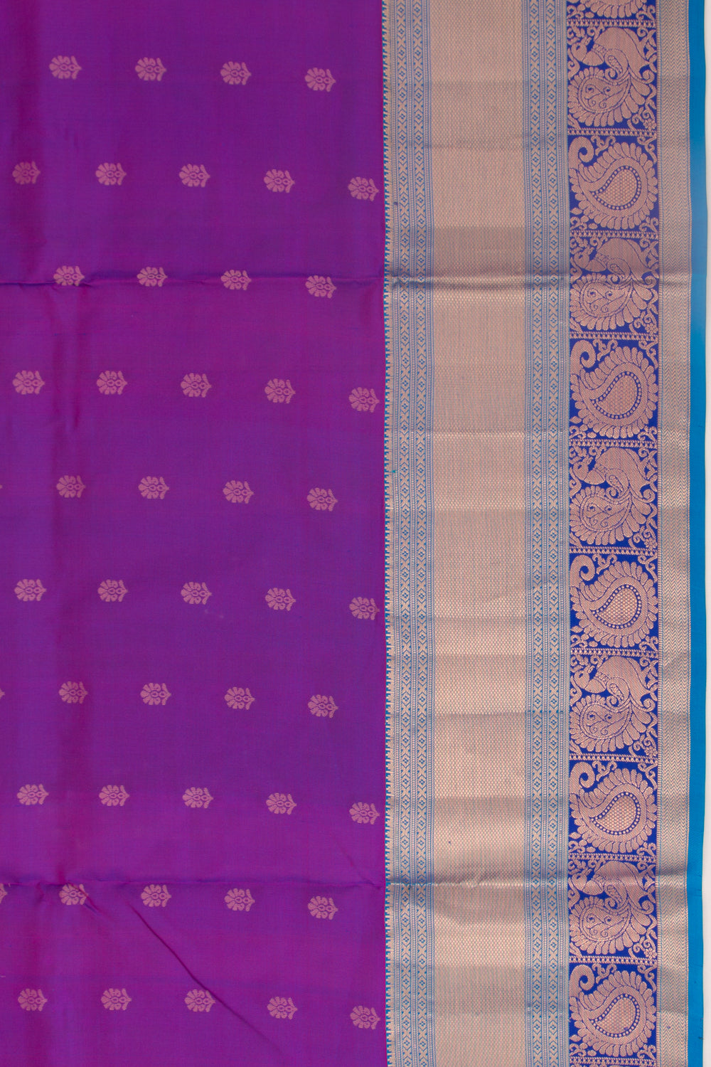Coimbatore Silk Butta Purple Saree