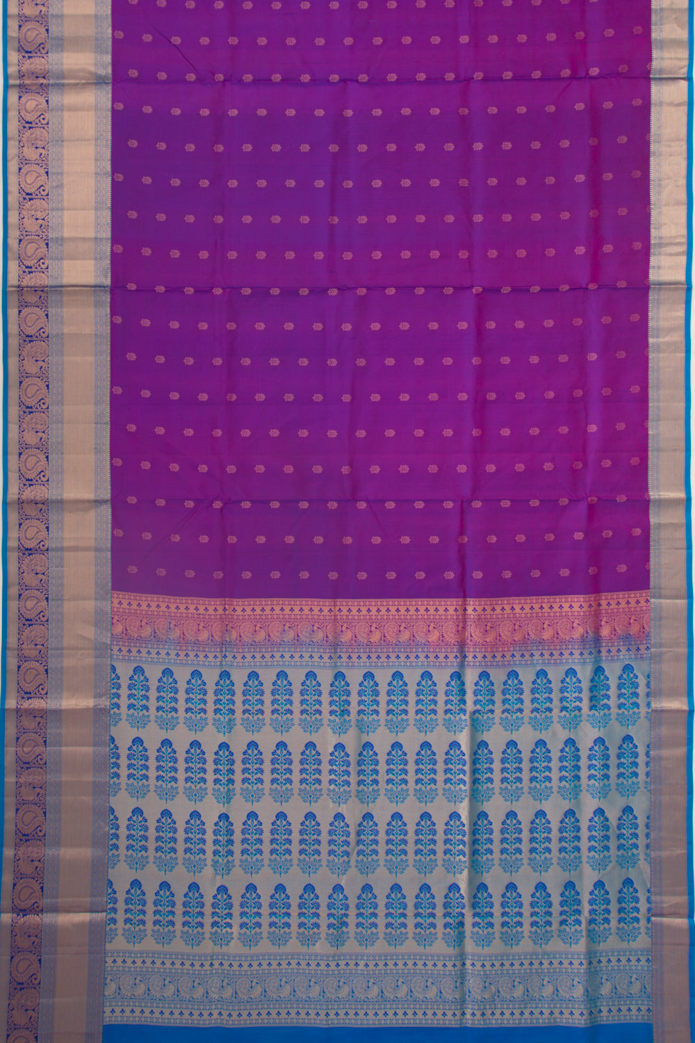 Coimbatore Silk Butta Purple Saree