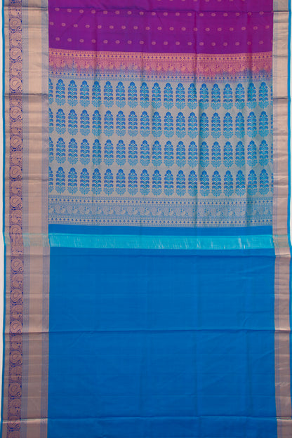 Coimbatore Silk Butta Purple Saree