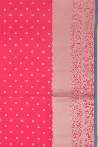Coimbatore Silk Butta Pink Saree