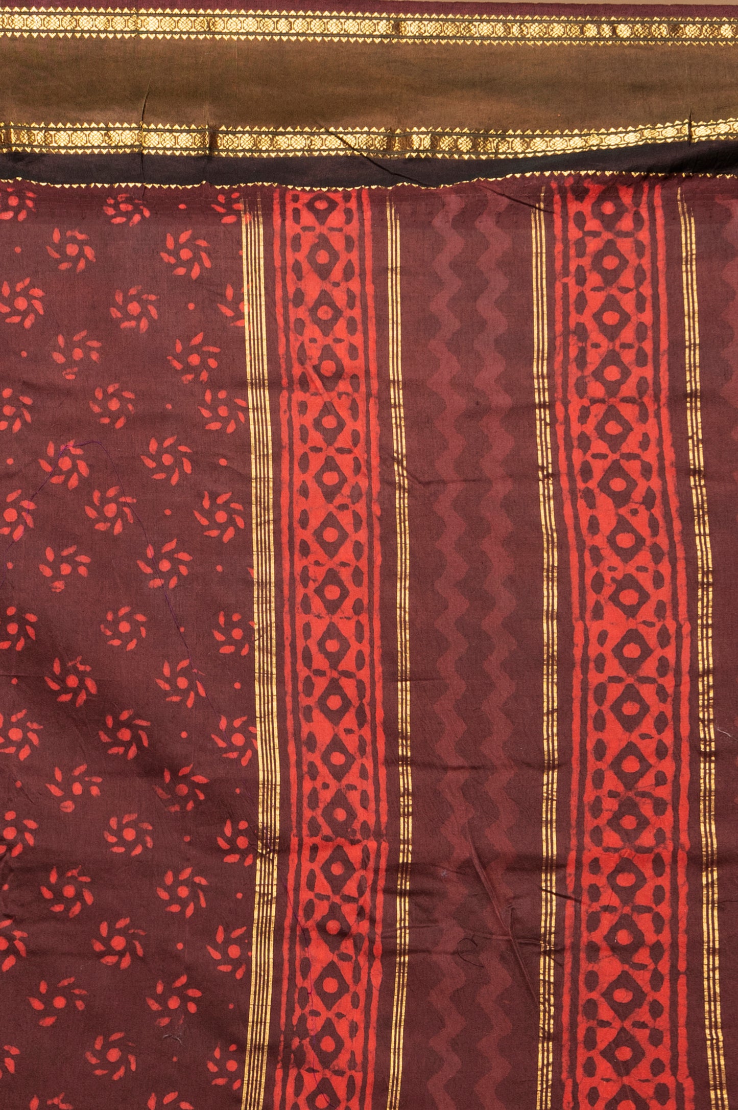 Bangalore Silk Kadiyal Printed Grey Saree