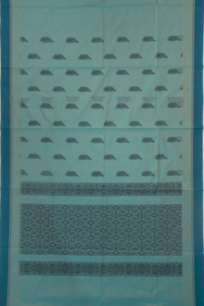 Chettinad Cotton Butta Pastel Blue Saree