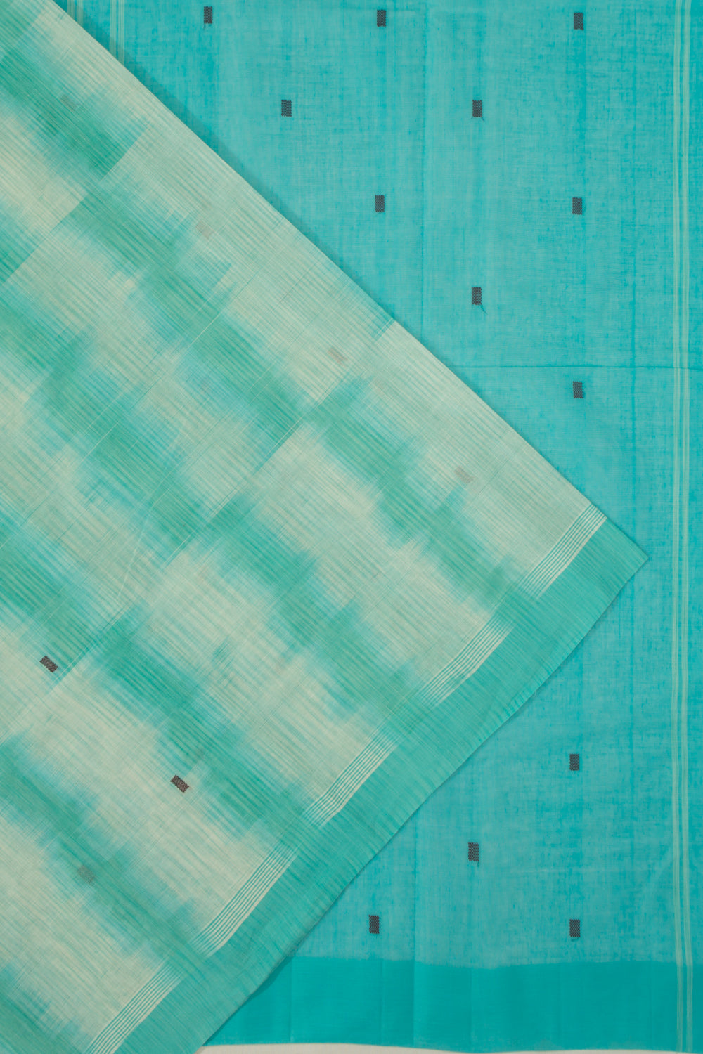 Chettinad Cotton Butta Blue Saree