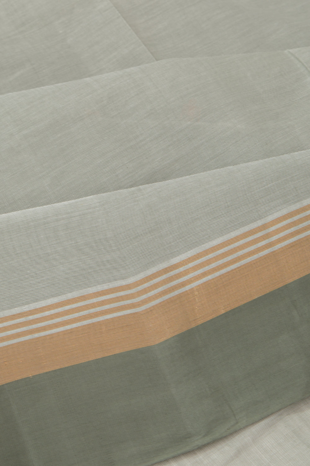 Chettinad Cotton Butta Pastel Grey Saree
