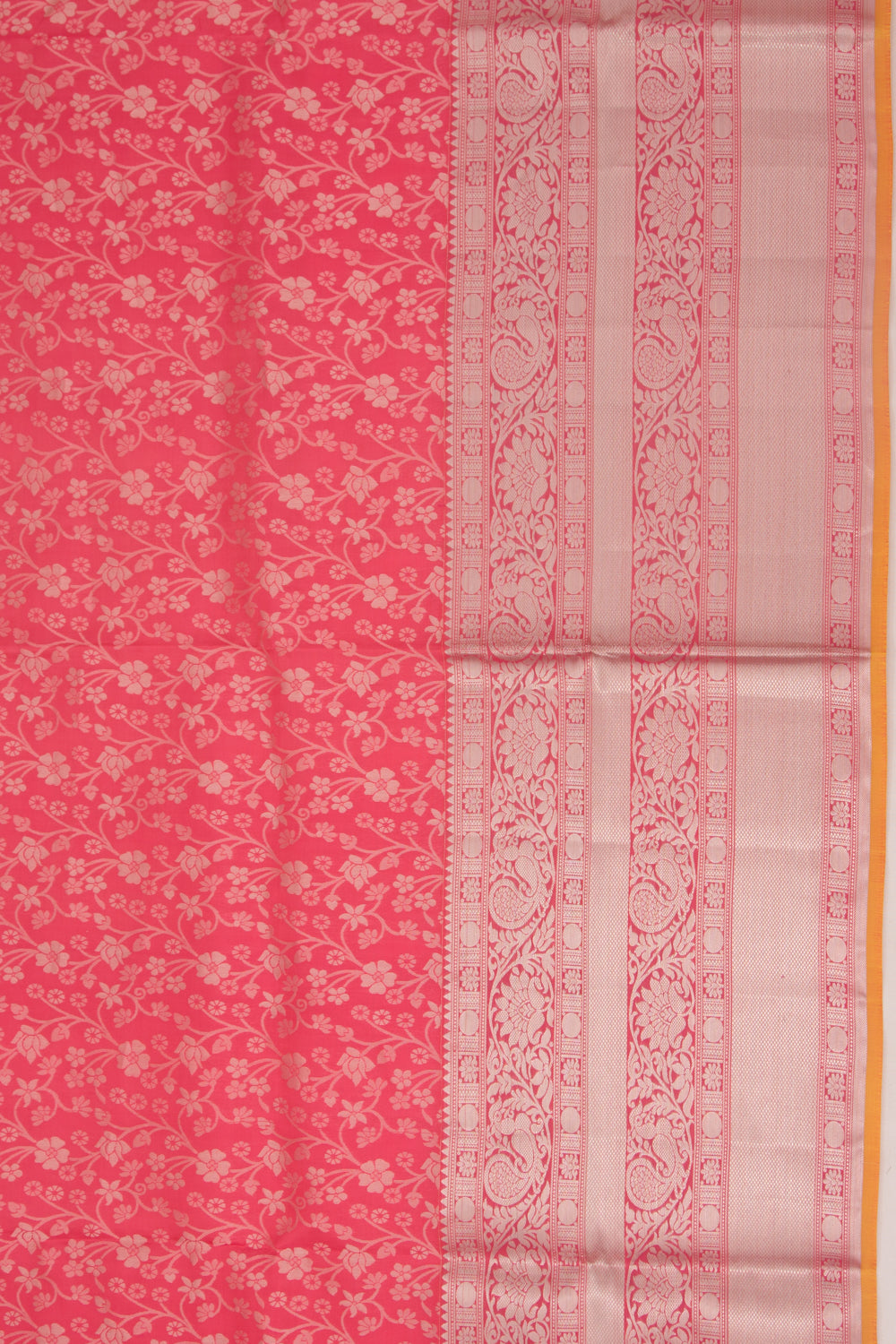 Taranga Kanchi Silk Brocade Pink Saree
