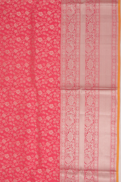 Taranga Kanchi Silk Brocade Pink Saree