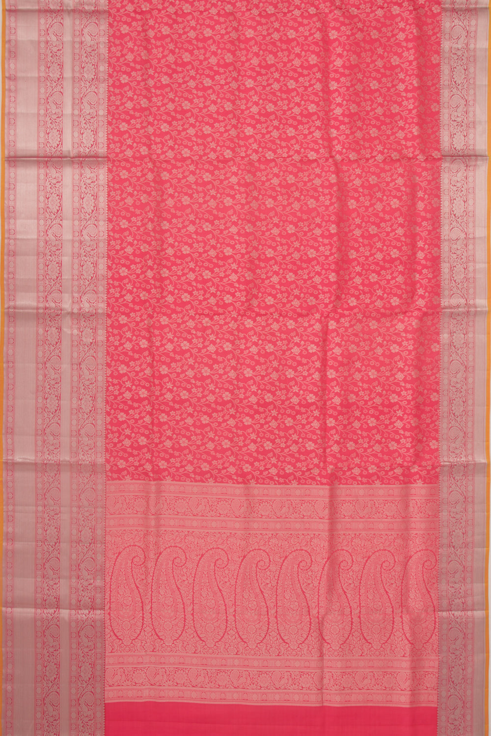 Taranga Kanchi Silk Brocade Pink Saree