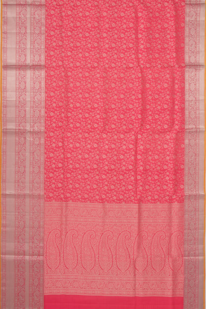 Taranga Kanchi Silk Brocade Pink Saree