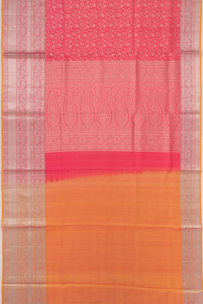 Taranga Kanchi Silk Brocade Pink Saree