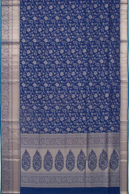 Taranga Kanchi Silk Jaal Dark Blue Saree