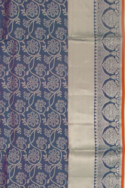 Taranga Kanchi Silk Jaal Dark Blue Saree