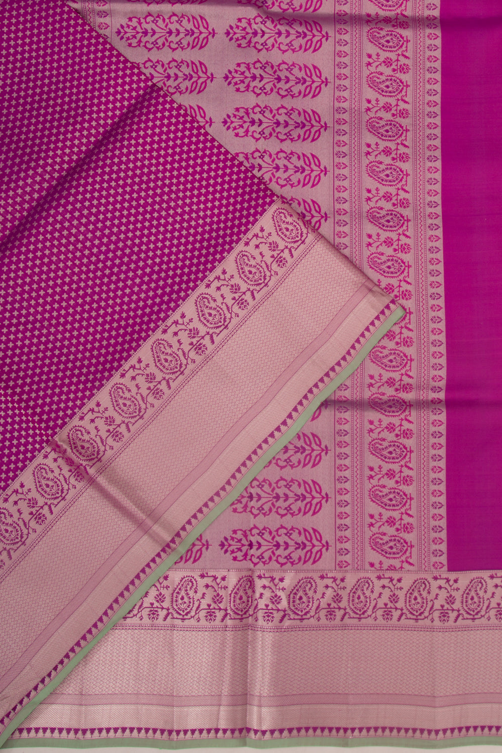Taranga Kanchi Silk Brocade Purple Saree