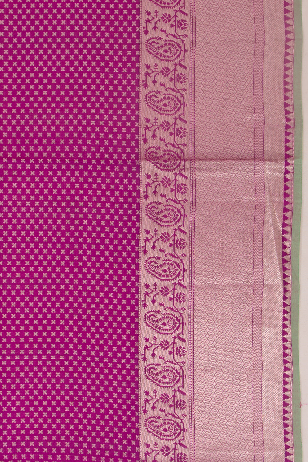 Coimbatore Soft Silk Brocade Purple Saree