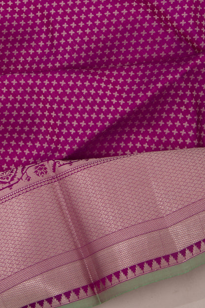 Coimbatore Soft Silk Brocade Purple Saree