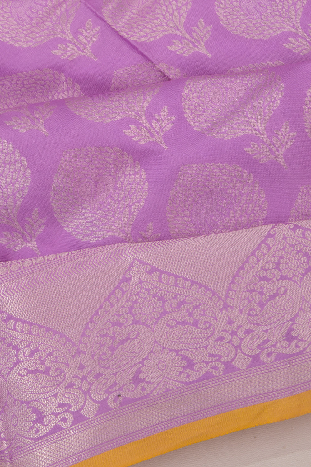 Taranga Kanchi Silk Butta Lavender Saree