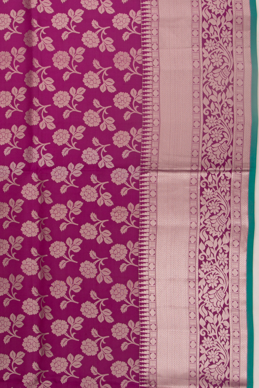 Taranga Kanchi Silk Brocade Purple Saree