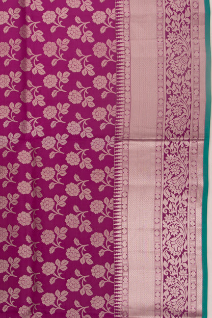 Taranga Kanchi Silk Brocade Purple Saree