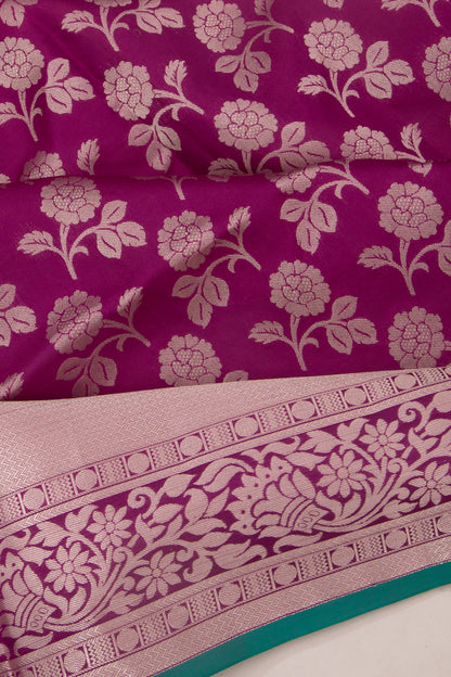 Taranga Kanchi Silk Brocade Purple Saree