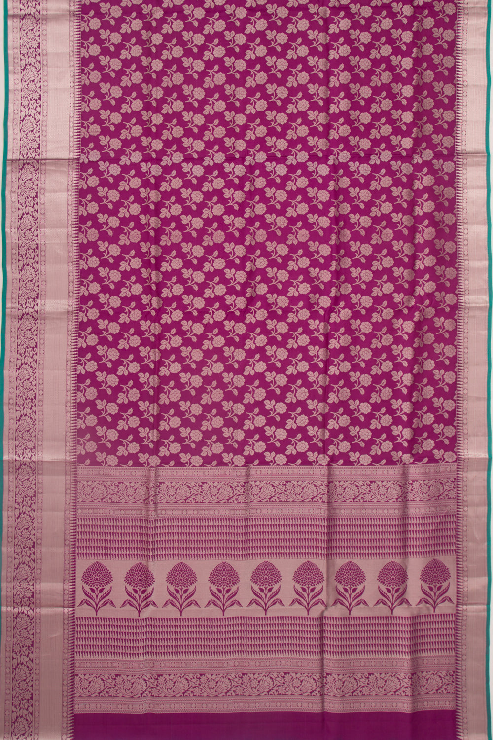 Taranga Kanchi Silk Brocade Purple Saree