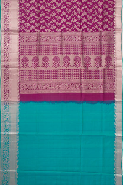 Taranga Kanchi Silk Brocade Purple Saree
