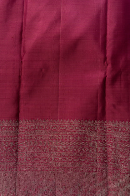 Taranga Kanchi Silk Antique Zari Jaal Purple Saree With Rakhi And Gift Box