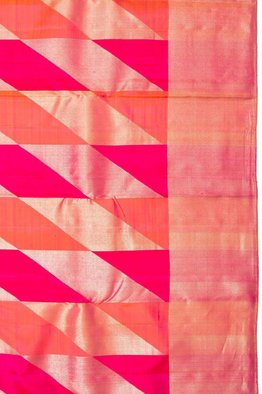 Kanchipuram Silk Brocade Red Saree