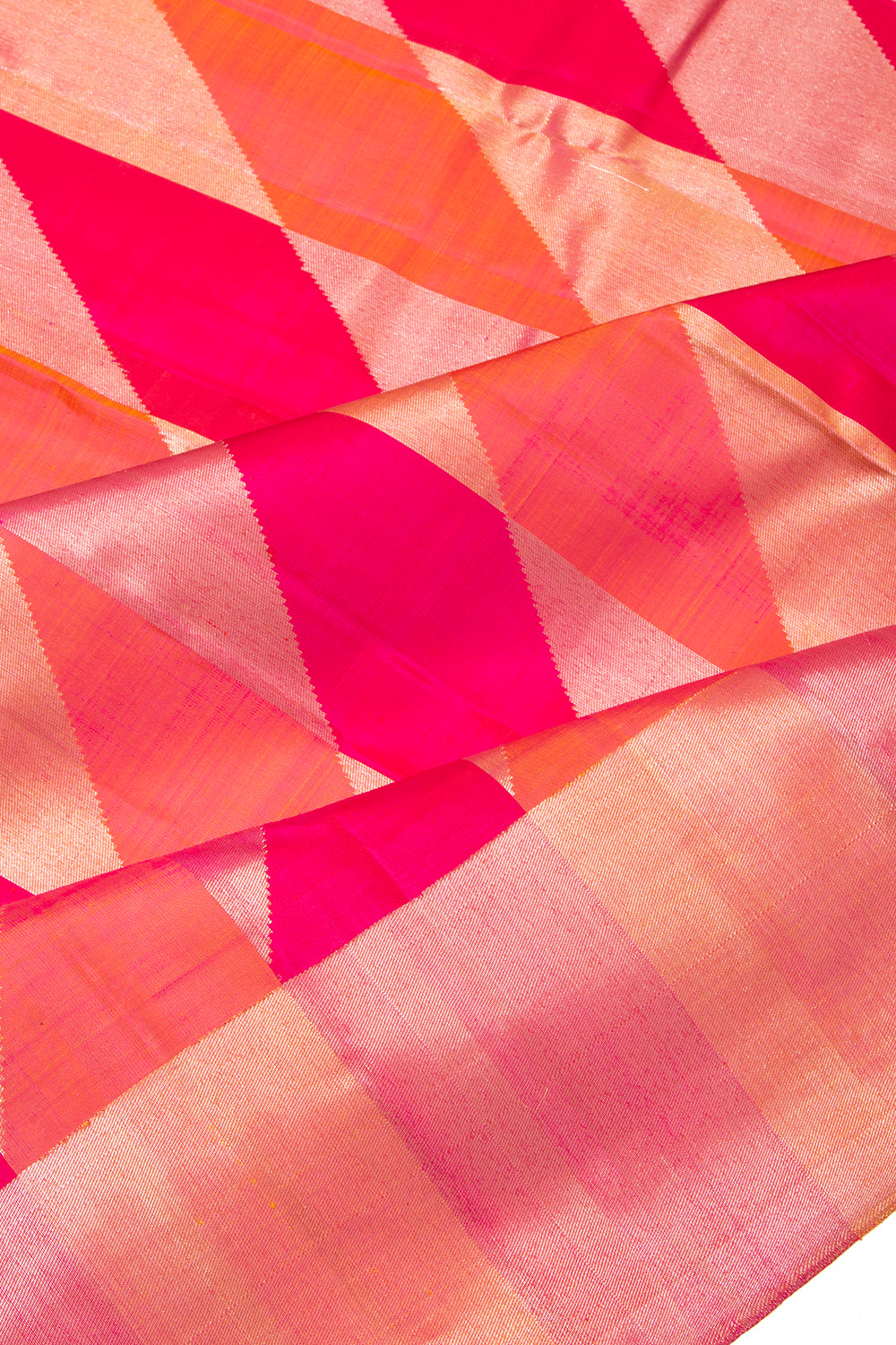 Kanchipuram Silk Brocade Red Saree