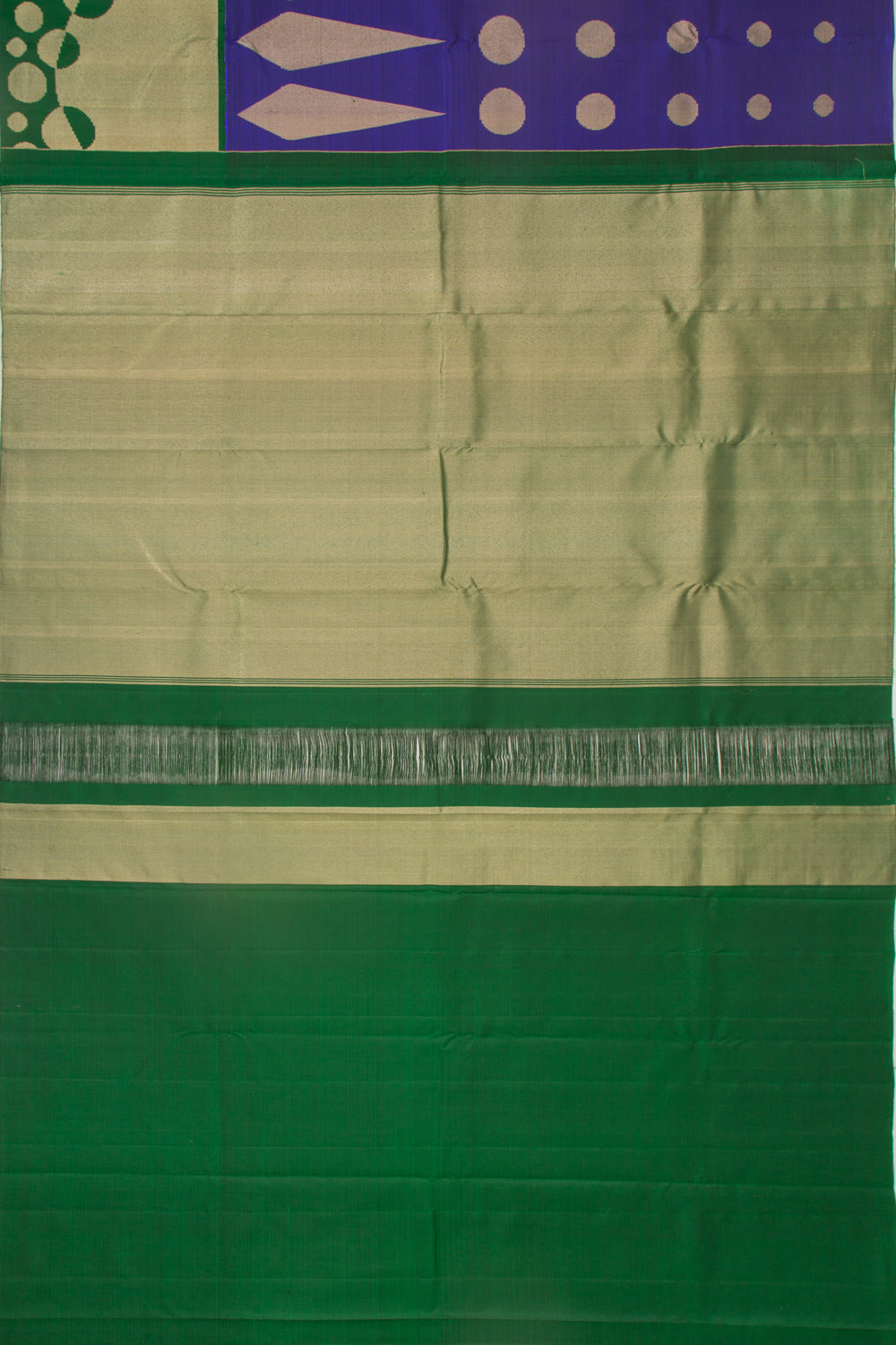 Kanchipuram Silk Butta Dark Blue Saree