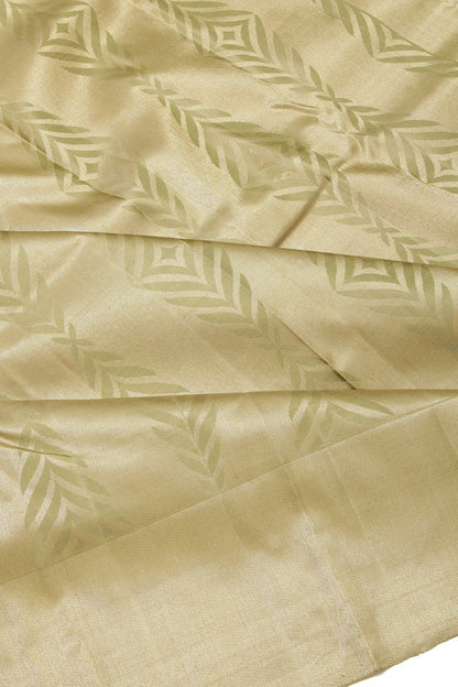 Kanchipuram Silk Tissue Brocade Mehendi Green Saree
