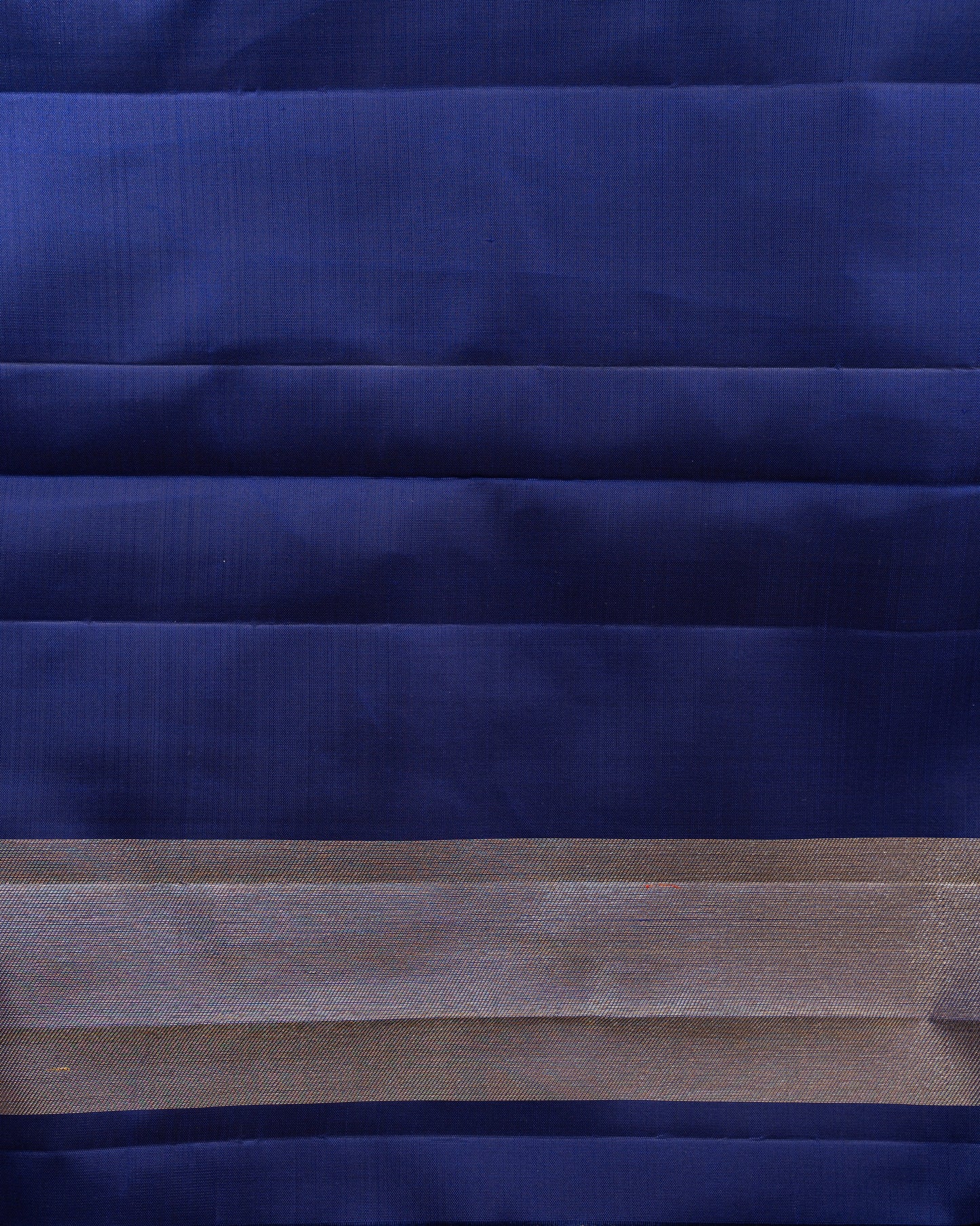 Kanchipuram Silk Multicolor Blue Saree With Rakhi and Gift Box