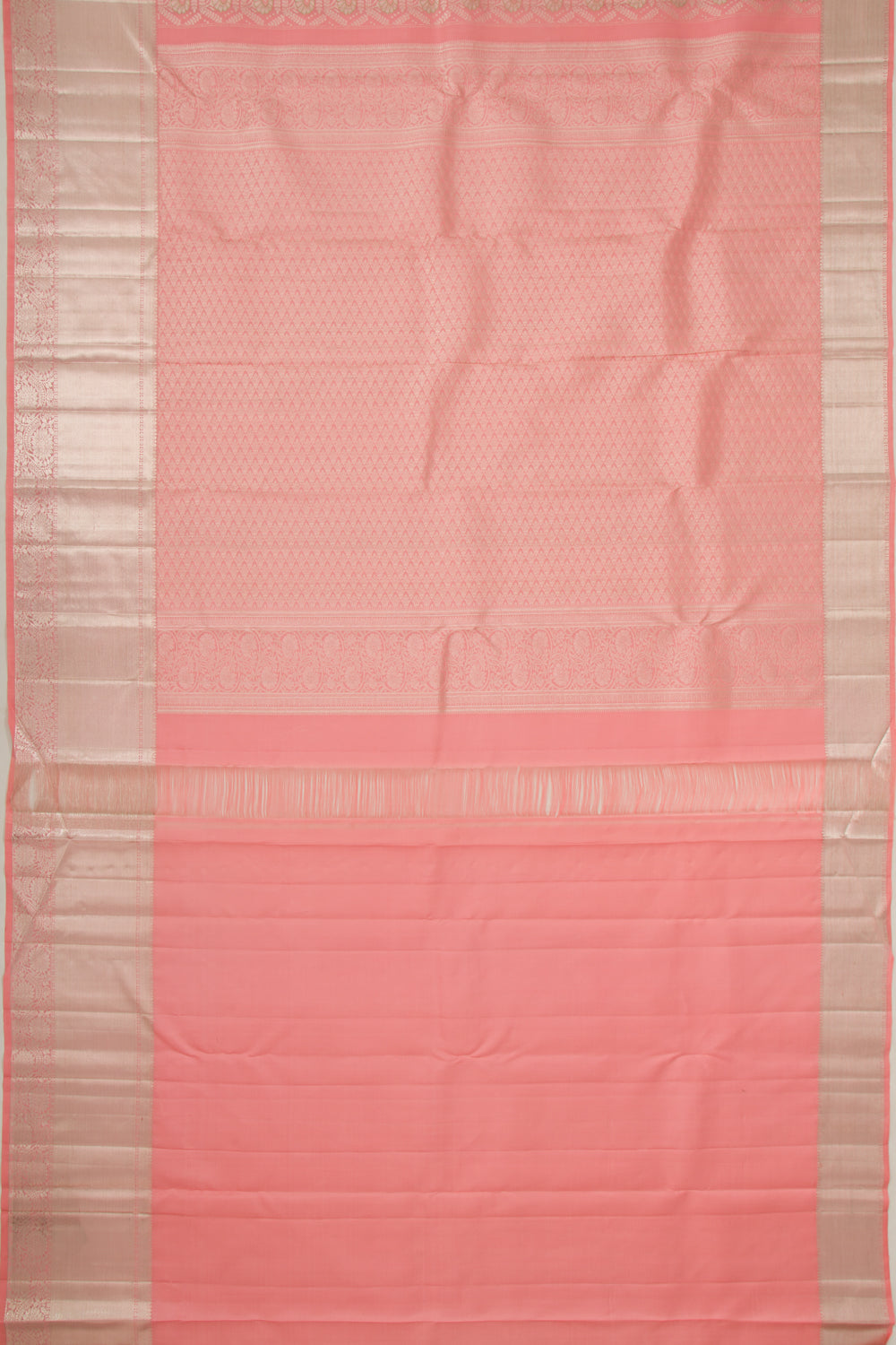 Taranga Kanchi Silk Brocade Baby Pink Saree