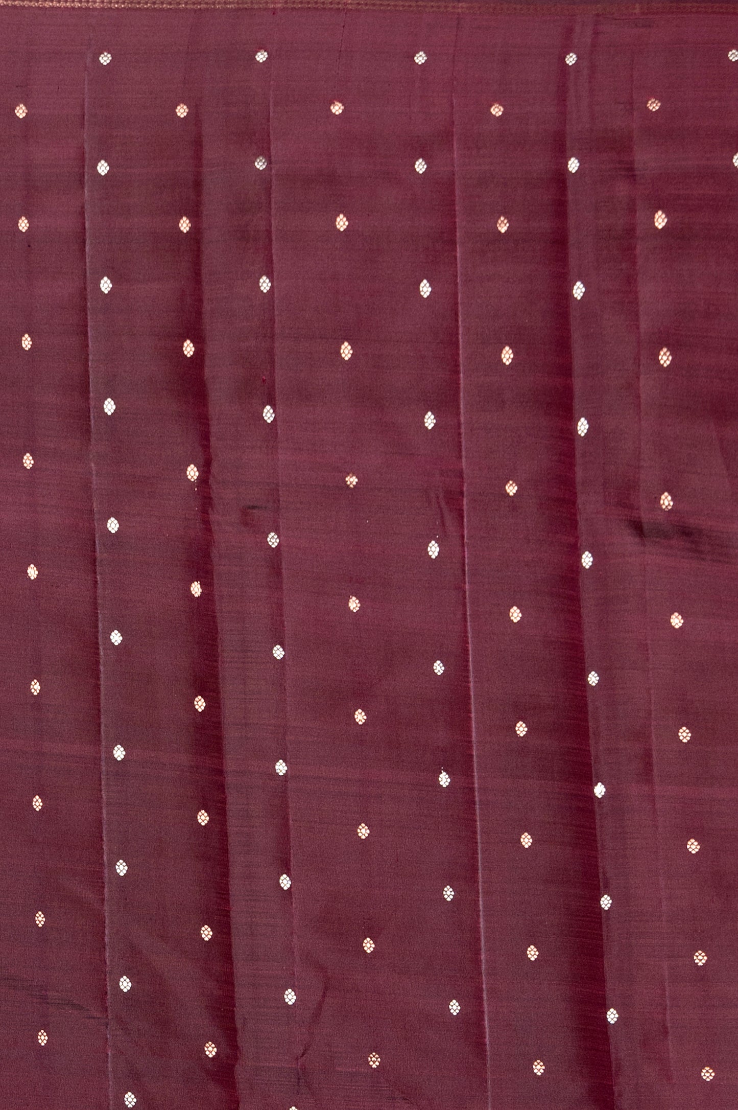 Taranga Kanchi Silk Butta Burgundy Saree