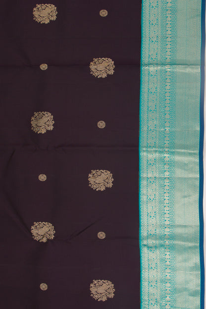 Taranga Kanchi Silk Butta Dark Blue Saree