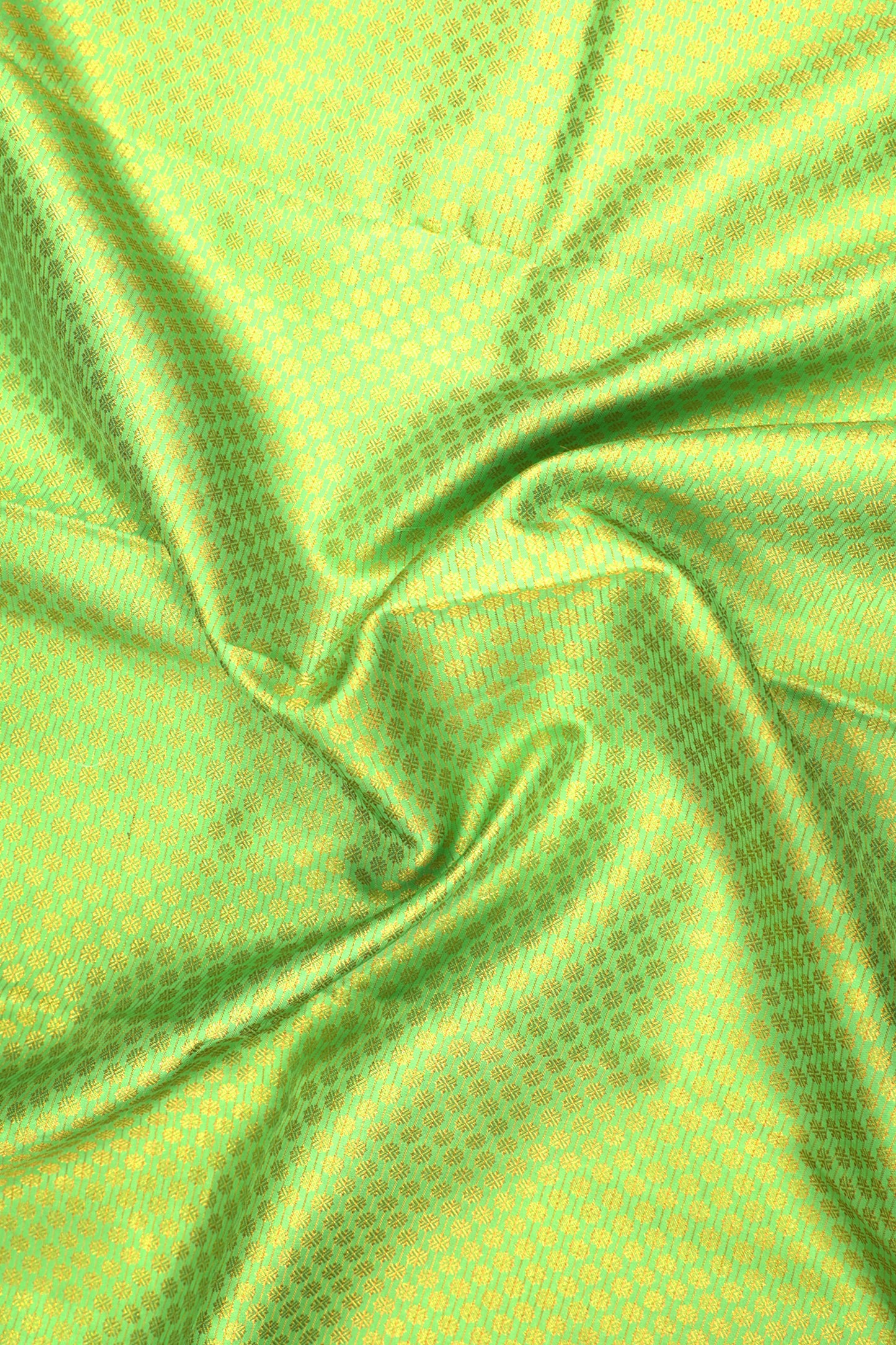 Kanchipuram Silk Brocade Green Saree