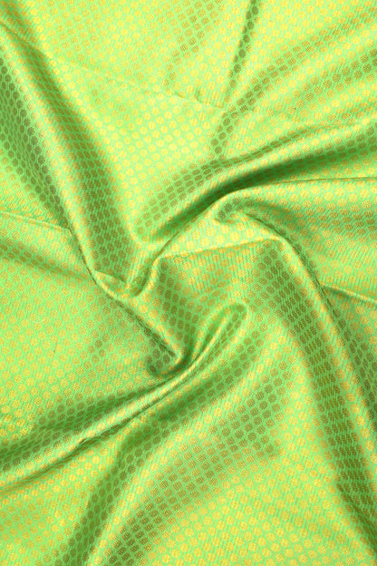 Kanchipuram Silk Brocade Green Saree