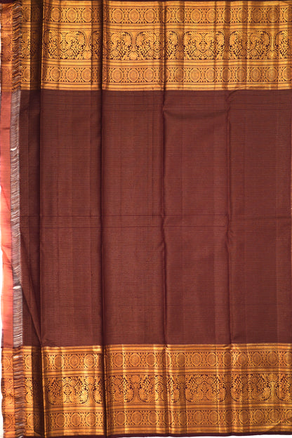 Kanchipuram Silk Brocade Green Saree