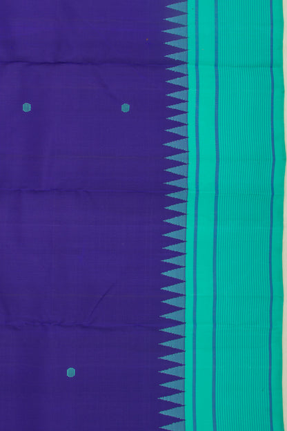 Kanchipuram Silk Butta Royal Blue Saree