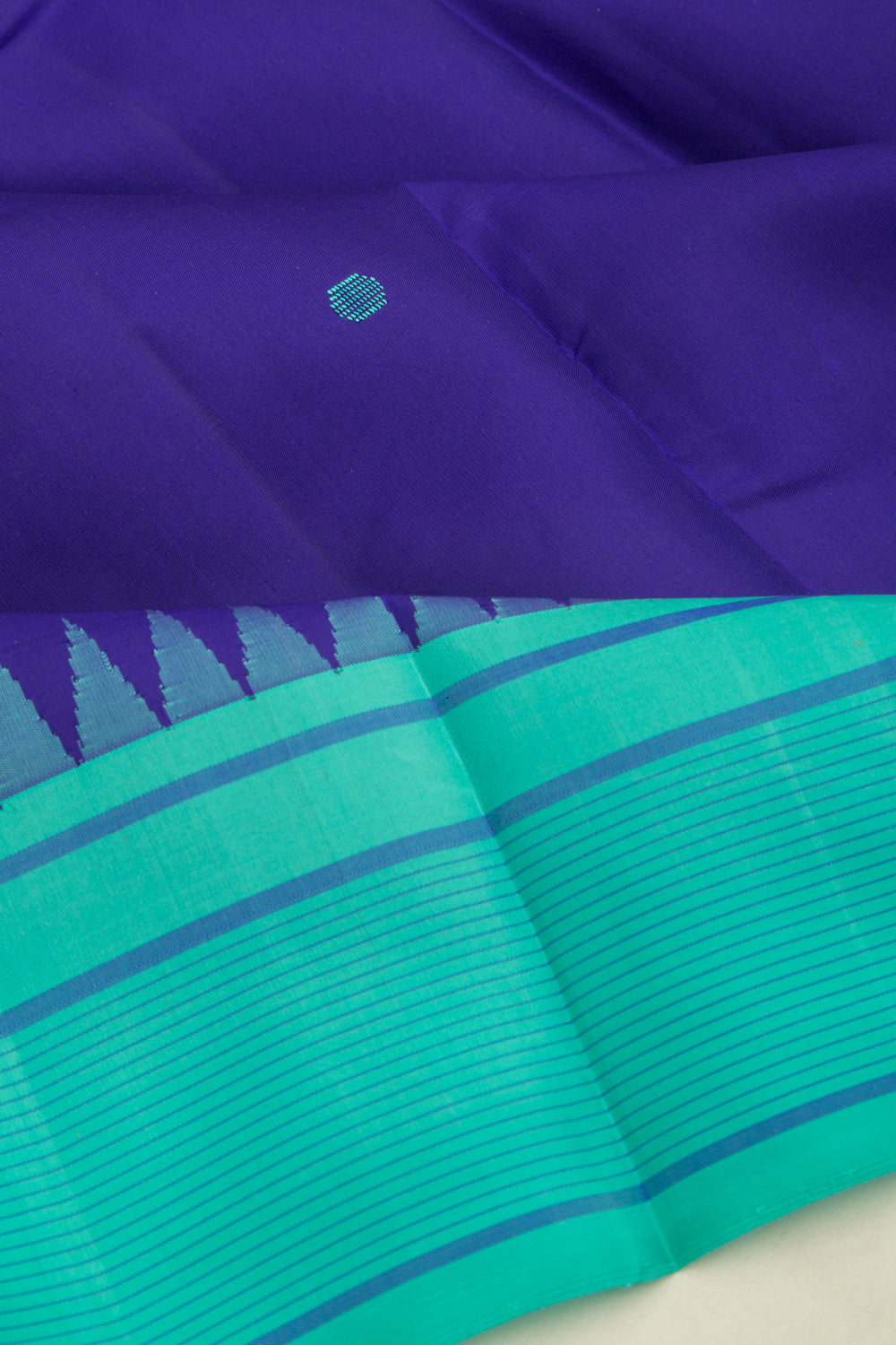 Kanchipuram Silk Butta Royal Blue Saree