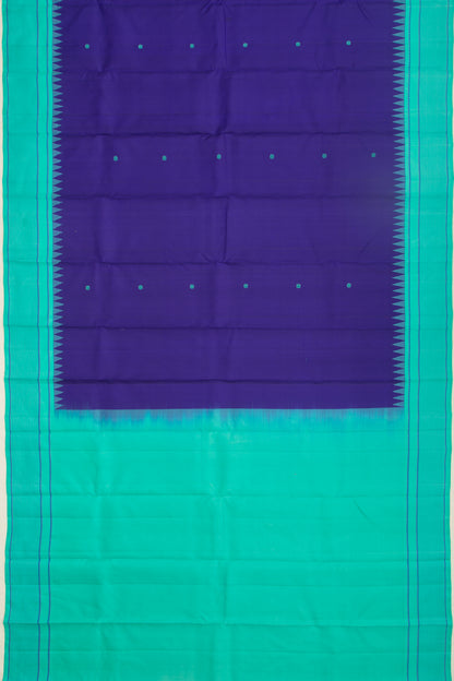 Kanchipuram Silk Butta Royal Blue Saree