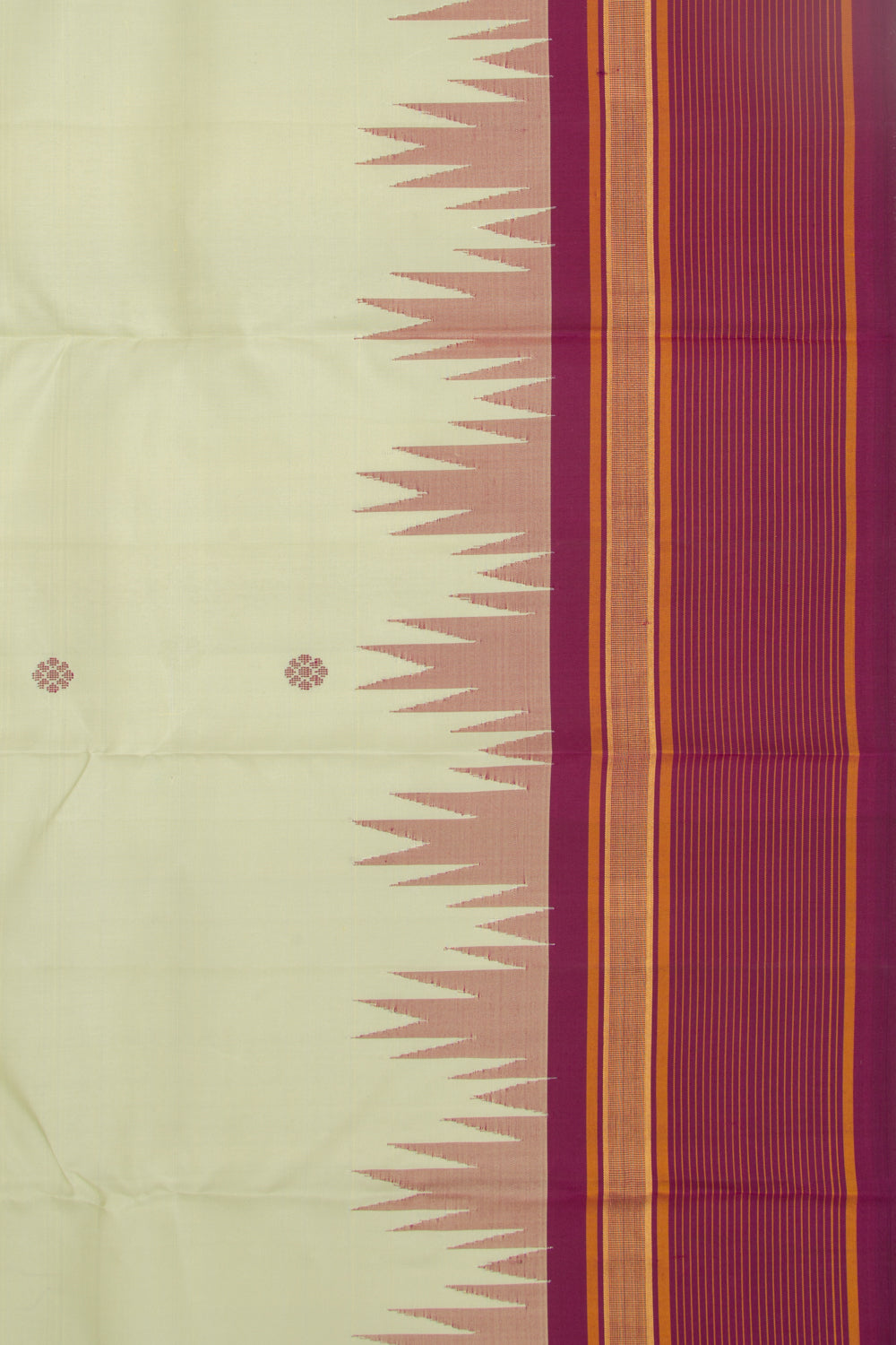 Kanchipuram Silk Butta Pastel Green Saree